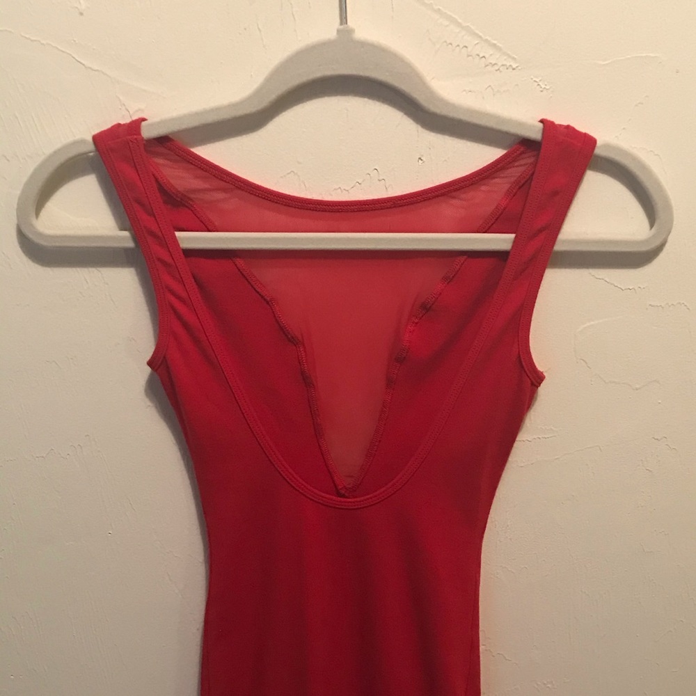 Red Mini Dress - Picture 2 of 2
